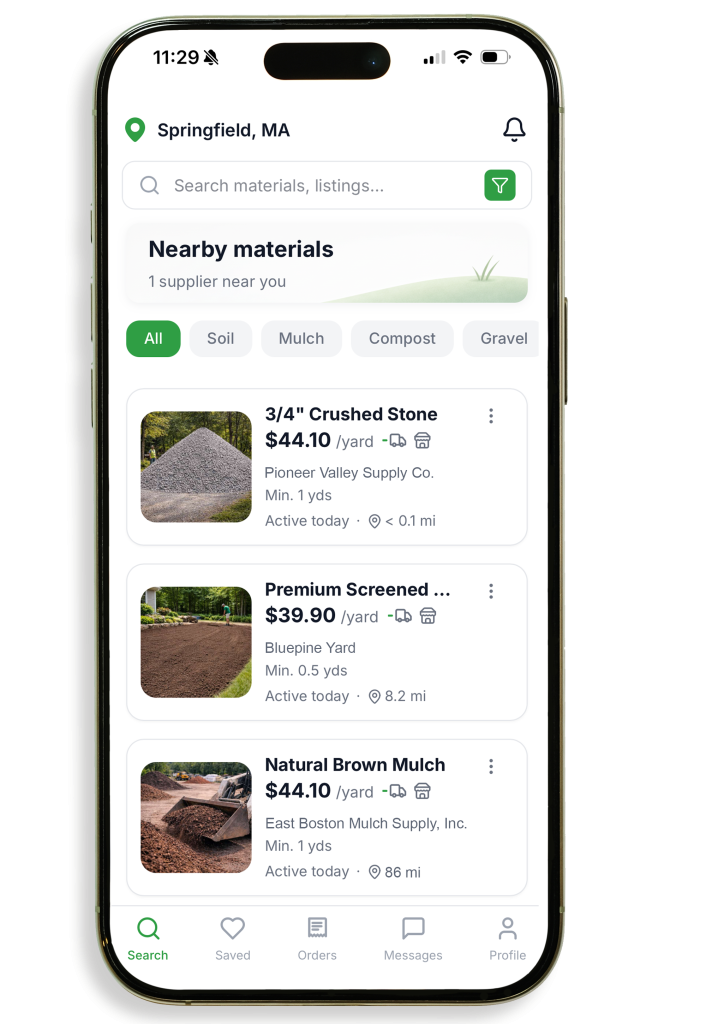cell phone with loamy marketplace view