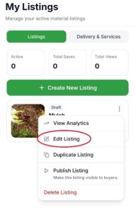 edit listing 1